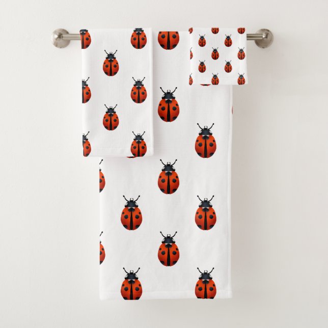 Ladybugs Bath Handtuch Set (Insitu)