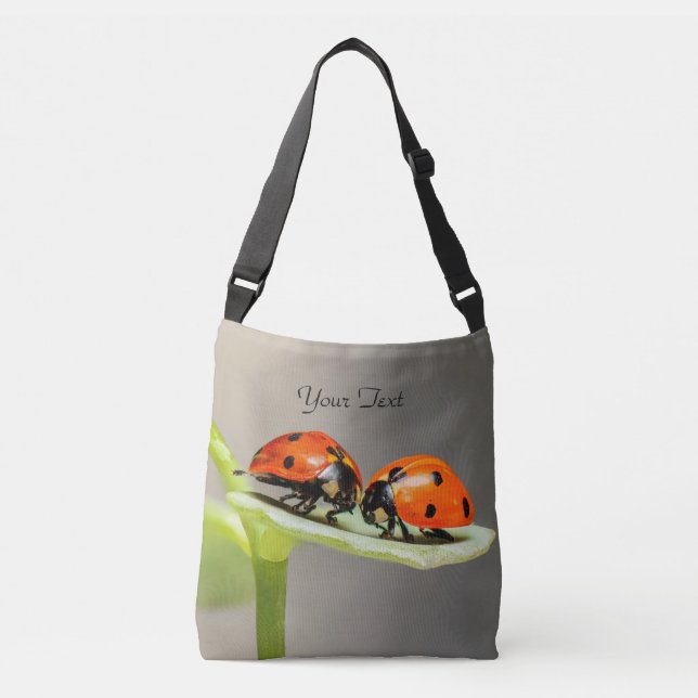 Ladybugs Beetles Crossbody Bag Tragetaschen Mit Langen Trägern (Vorderseite)