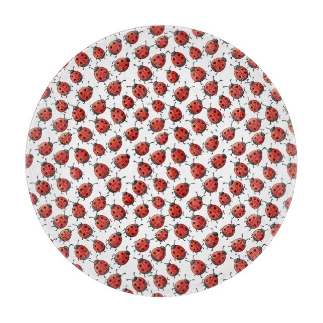 Ladybugs Cutting Board Schneidebrett (Vorderseite)