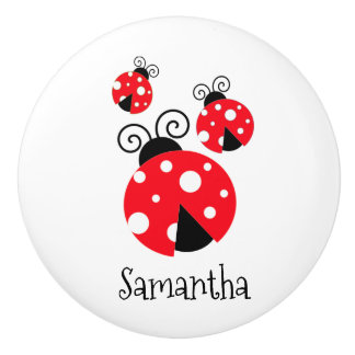 Ladybugs Design Keramik Knock Keramikknauf