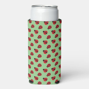 Ladybugs Design Seltzer Can Cooler Selters Dosenkühler