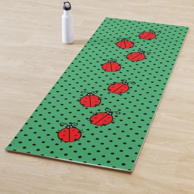 Ladybugs Design Yoga Mat Yogamatte (Beispiel)