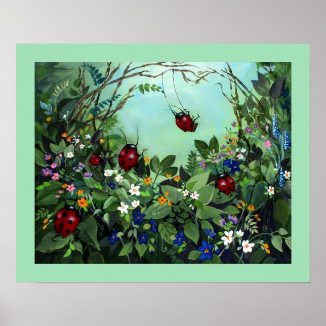 Ladybugs im Spiel Poster (Vorne)