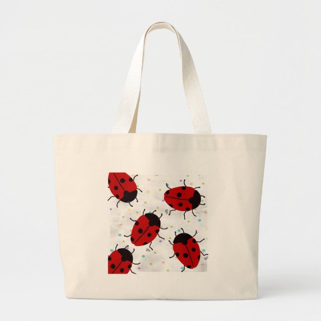 LADYBUGS JUMBO STOFFBEUTEL (Vorne)