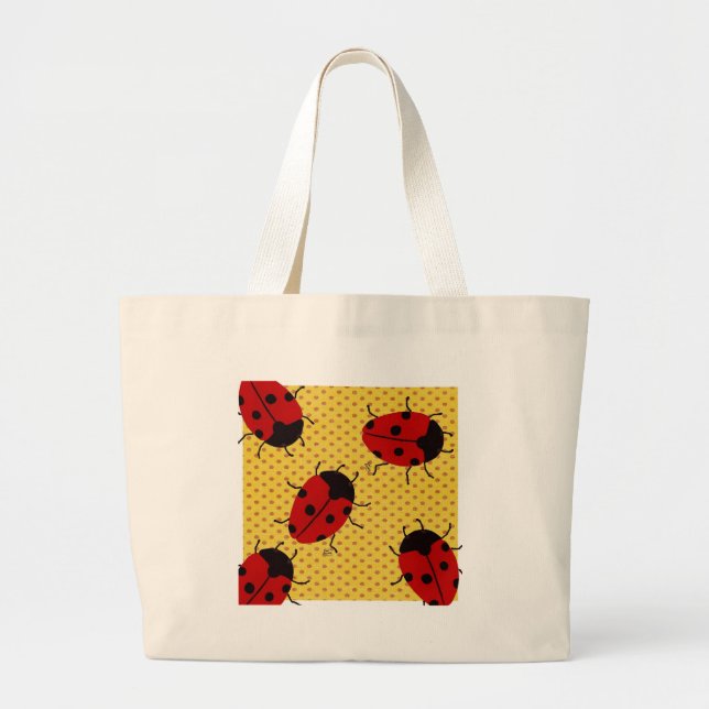 LADYBUGS JUMBO STOFFBEUTEL (Vorne)