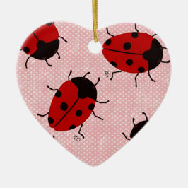 LADYBUGS KERAMIKORNAMENT