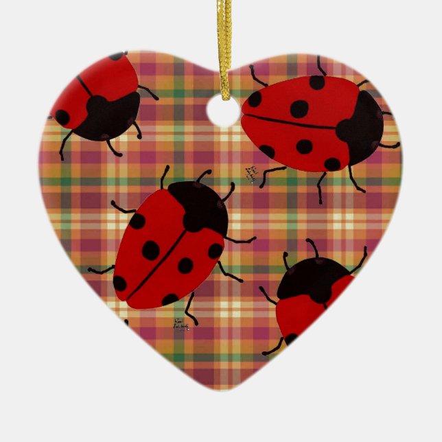 LADYBUGS KERAMIKORNAMENT (Vorne)