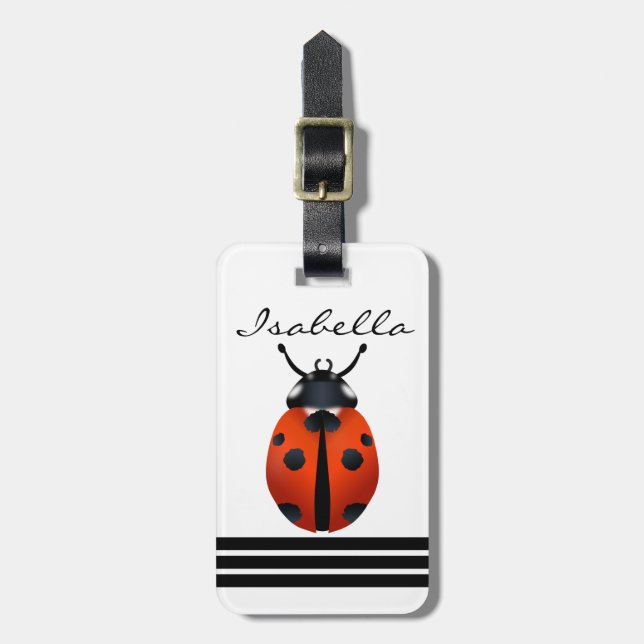 Ladybugs Luggage Tag Gepäckanhänger (Vorderseite vertikal)