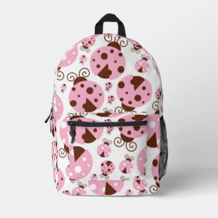 Ladybugs-Muster, Niedliche Ladybugs, rosa Ladybugs Bedruckter Rucksack