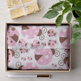 Ladybugs-Muster, Niedliche Ladybugs, rosa Ladybugs Seidenpapier