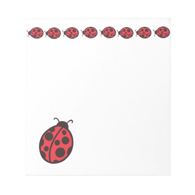 Ladybugs Notepad Notizblock (Vorderseite)