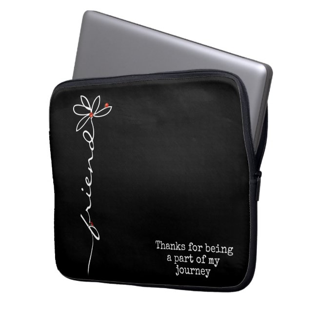 Ladybugs on Friend Daisy Laptopschutzhülle (Vorderseite Links)