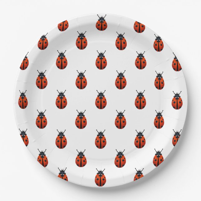 Ladybugs Pappteller (Vorderseite)