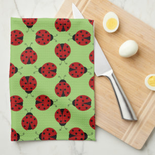 Ladybugs Pattern Küchentuch