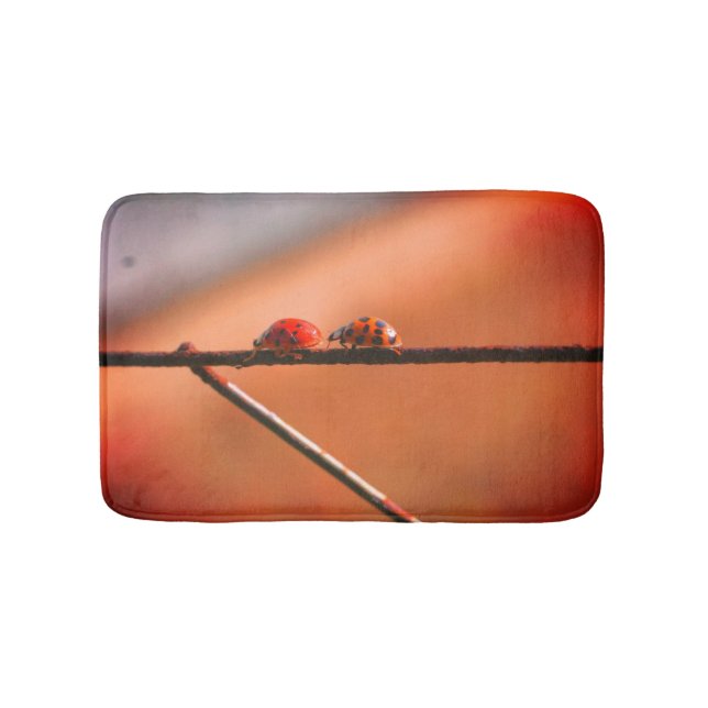 Ladybugs Play folgen dem Nahen Führer Badematte (Vorderseite)