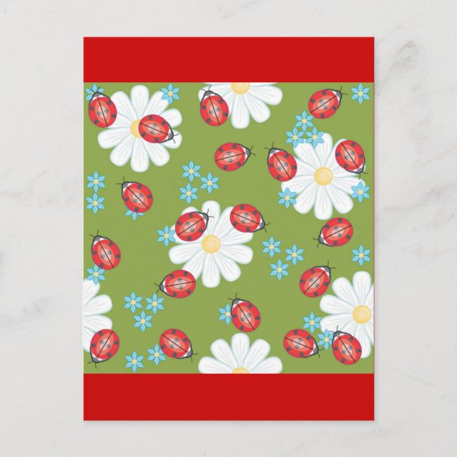 Ladybugs Postkarte (Vorderseite)
