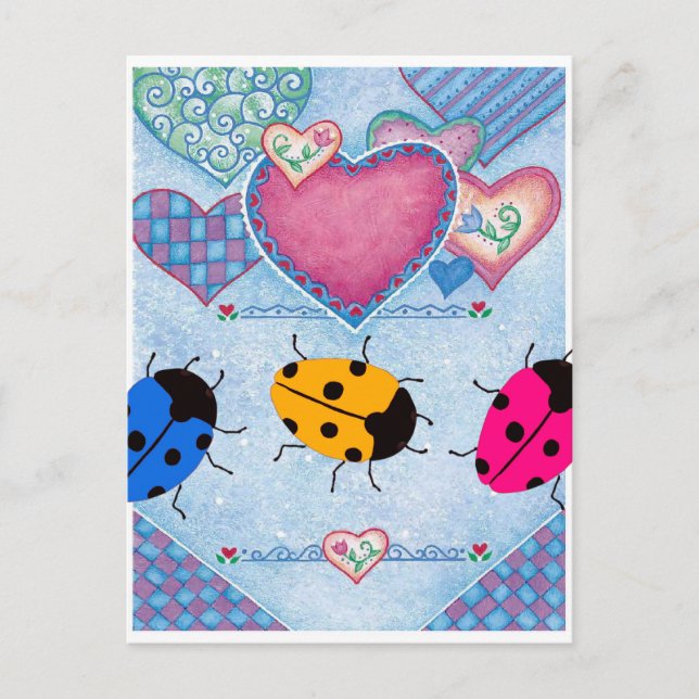 LADYBUGS POSTKARTE (Vorderseite)