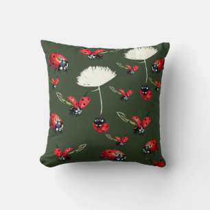 Ladybugs Throw Cushion Kissen