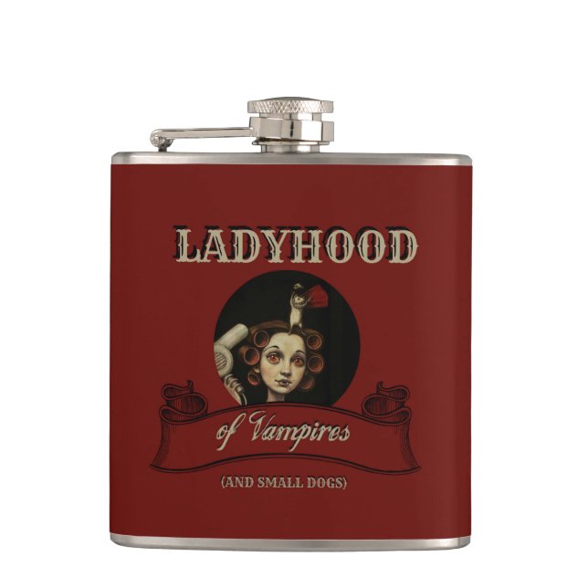 Ladyhood der Vampire Flachmann (Vorderseite)