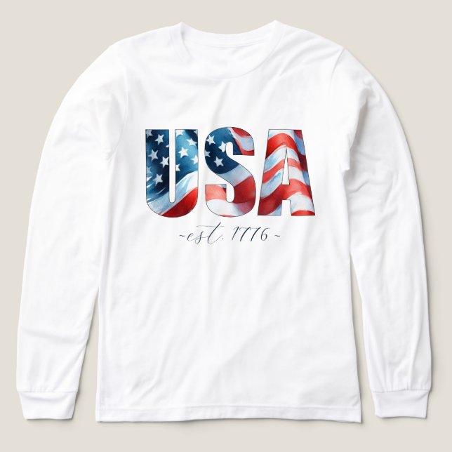 Ladys 4th July Graphic T-Shirts (Design Vorderseite)