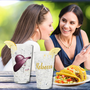 Ladys at Lunch - Elegant Personalisiert Glas