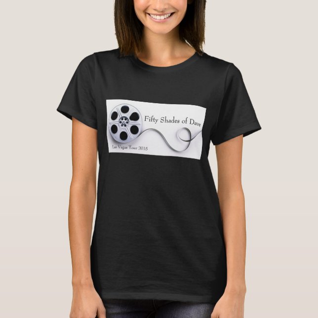 Ladys Black Jersey V-neck T-Shirt (Vorderseite)