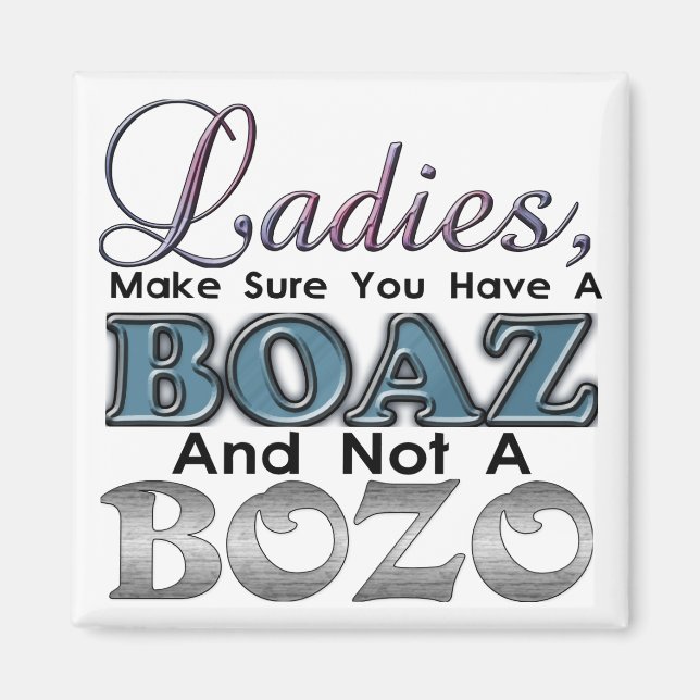 Ladys-Boaz-Bozo Magnet (Vorne)