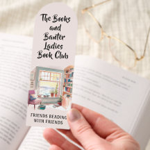 Ladys Book Club Reading Room Lesezeichen