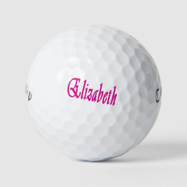 Ladys Called Elizabeth, Golfball (Vorderseite)