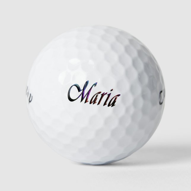 Ladys Called Maria Golfball (Vorderseite)