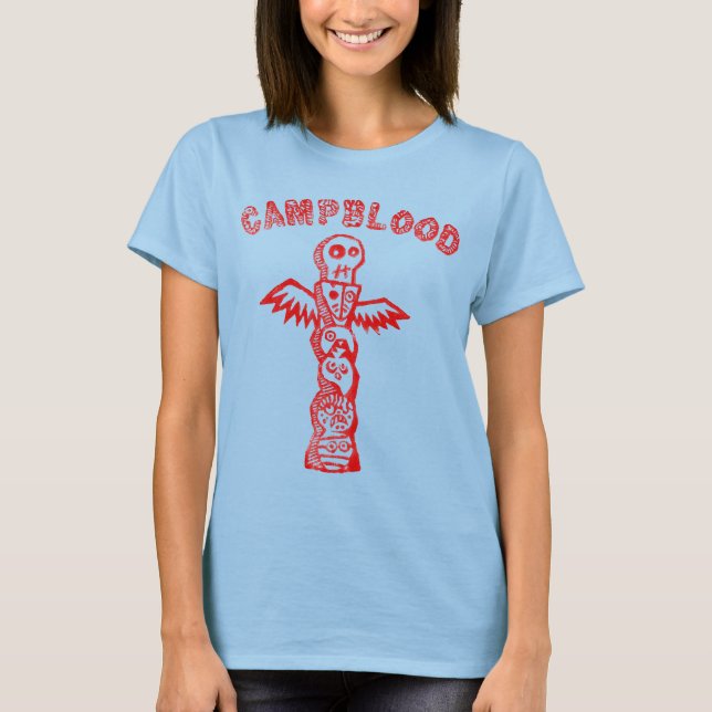 Ladys CampBlood Totem-T-Shirt T-Shirt (Vorderseite)