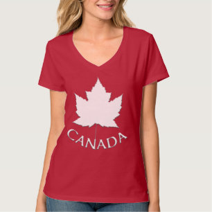 Lady's Canada T - Shirt Shirt zum kanadischen Frau