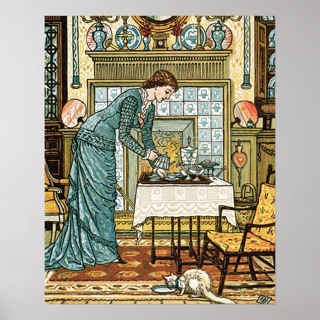 Lady's Chamber, frontispiece to 'The House Beau Poster (Vorne)