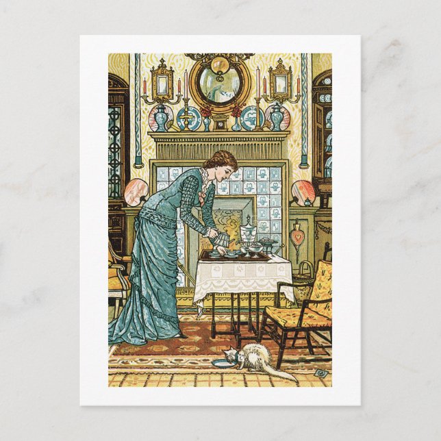 Lady's Chamber, frontispiece to 'The House Beau Postkarte (Vorderseite)