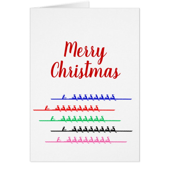 Ladys Crew Race Rowers Rowing - Bis zu fünf Boote (Vorne)