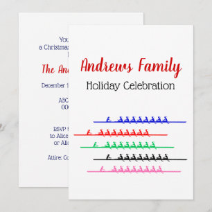 Ladys Crew Race Rowers Rowing - Bis zu fünf Boote Einladung