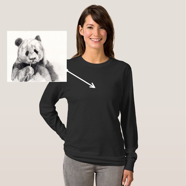 Ladys Dark Colos Foto Zitat Long Sleeve T-Shirt (Von Creator hochgeladen)