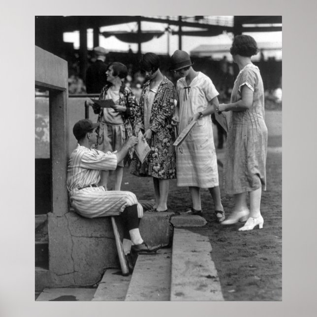 Ladys Day Baseball Fans, 20er Poster (Vorne)