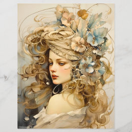 Lady's Elegance Scrapbook Paper