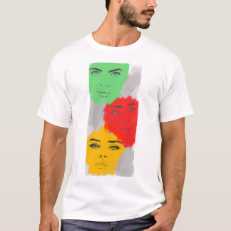 Ladys Faces T - Shirt