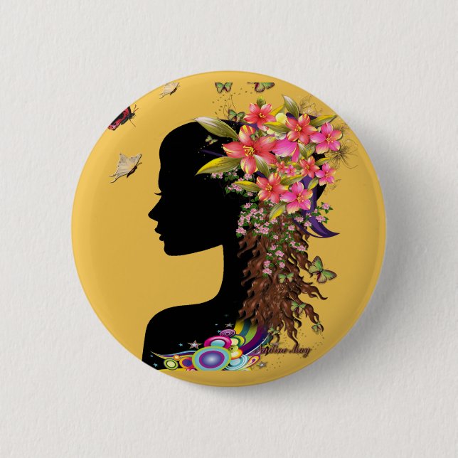 Ladys Fantasy Fashion Button (Vorderseite)