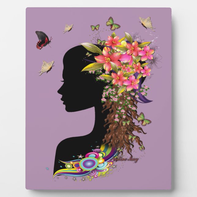 Ladys Fantasy Fashion Fotoplatte (Vorderseite)