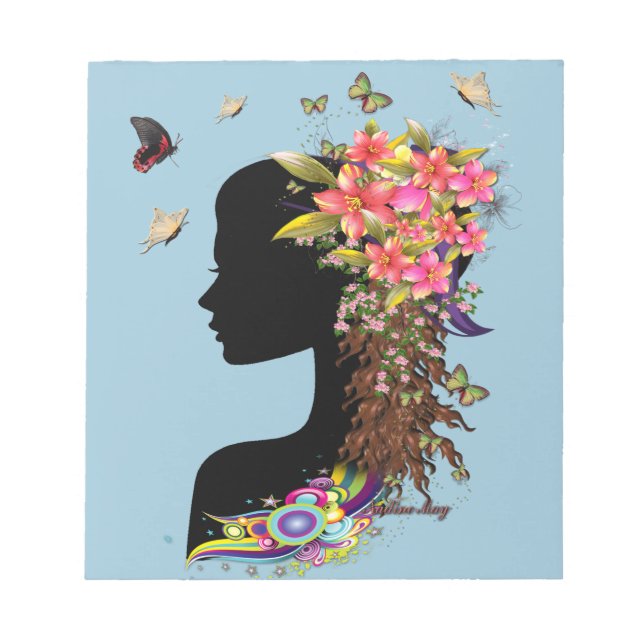 Ladys Fantasy Fashion Notizblock (Vorderseite)