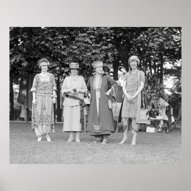 Ladys Fashion der 20er Jahre Poster (Vorne)