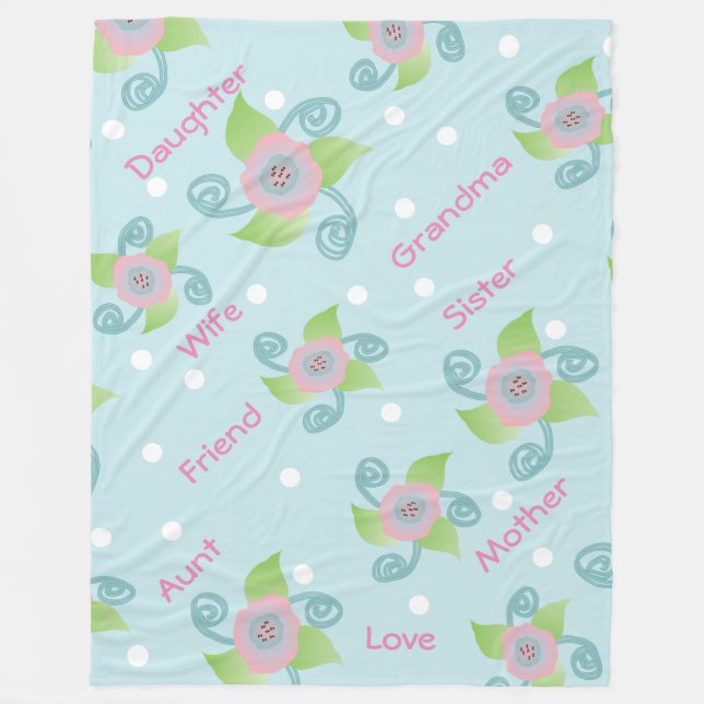 Ladys Fleecedecke (Vorderseite)