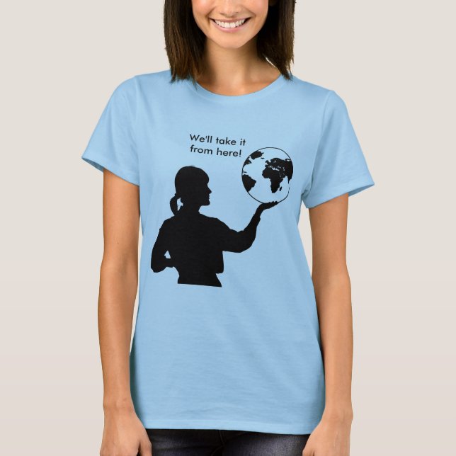 Ladys Flowy Circle Top (Vorderseite)