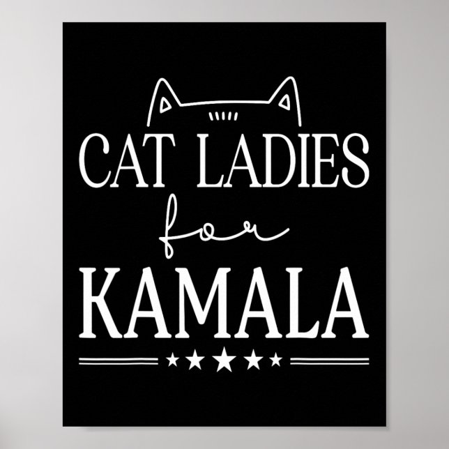 Ladys for Kamala Harris 2024 Poster (Vorne)