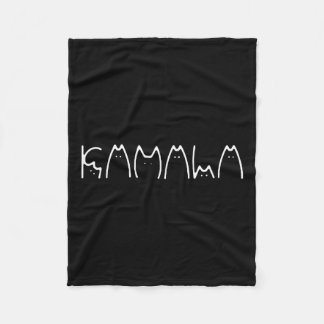 Ladys for Kamala Harris Cat Lettering 2024 Electi Fleecedecke