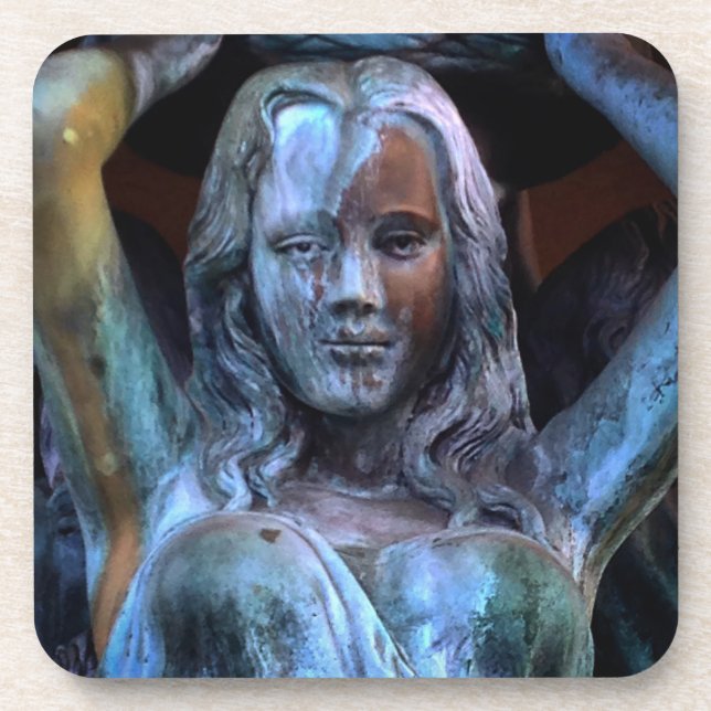 Ladys Glück Getränkeuntersetzer (Vorderseite)