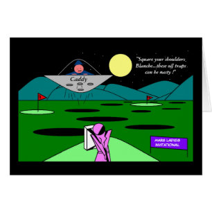 Ladys Golf auf Mars
